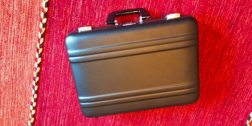 Zero halliburton black attache - black,