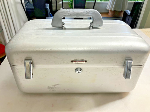 Old vintage halliburton - old,