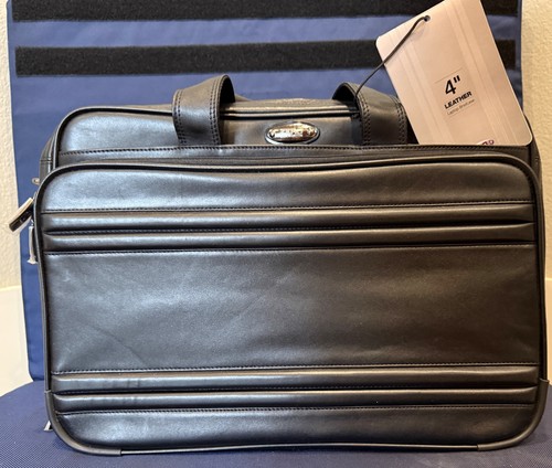Zero halliburton leather - halliburton, 4"